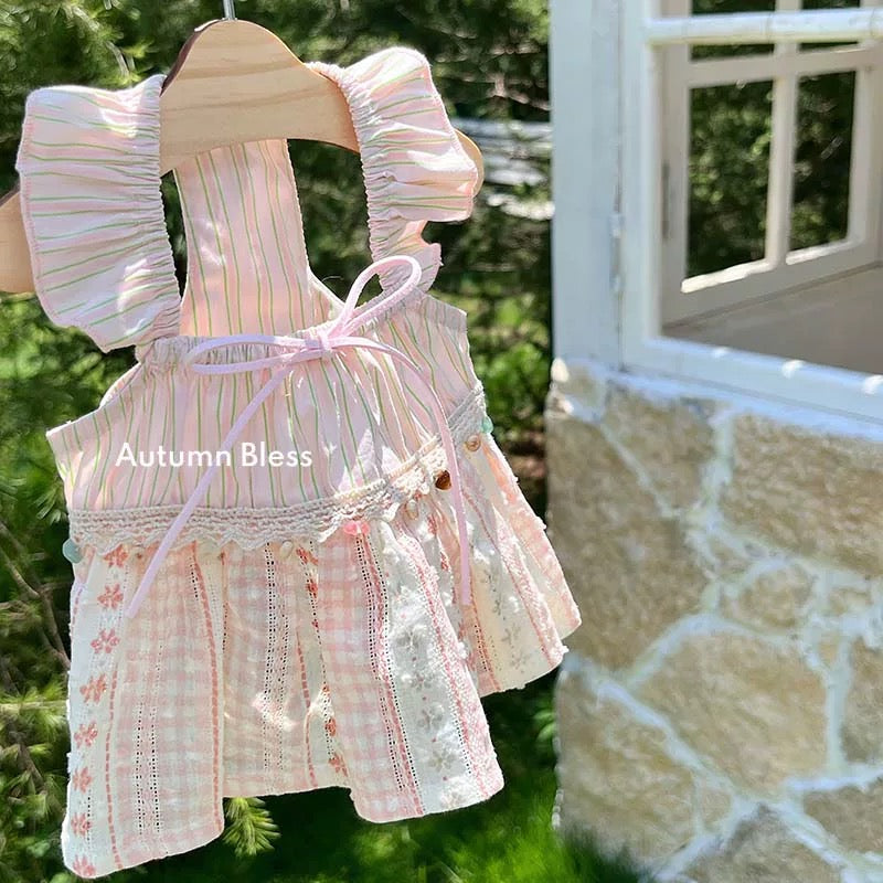 Autumn Bless ボヘミアン風クロシェヘッドスカーフドレス | Boho Crochet Head Scarf Dress