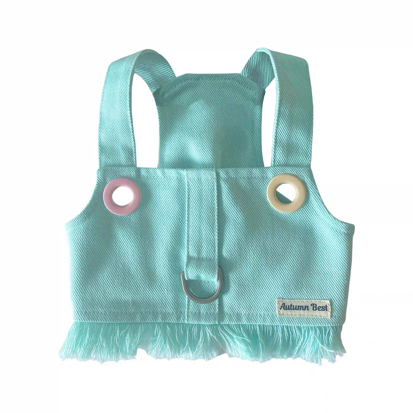 Autumn Bless キャンディカラーデニムベストハーネス | Candy Color Denim Harness Vest