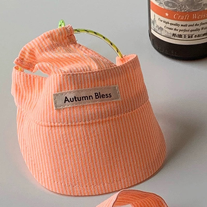 Autumn Bless レモンシャーベットクーリングハーネスにぴったりな帽子&リードセット | Matching Cap & Leash - Lemon Sherbet Cooling Harness Pairing