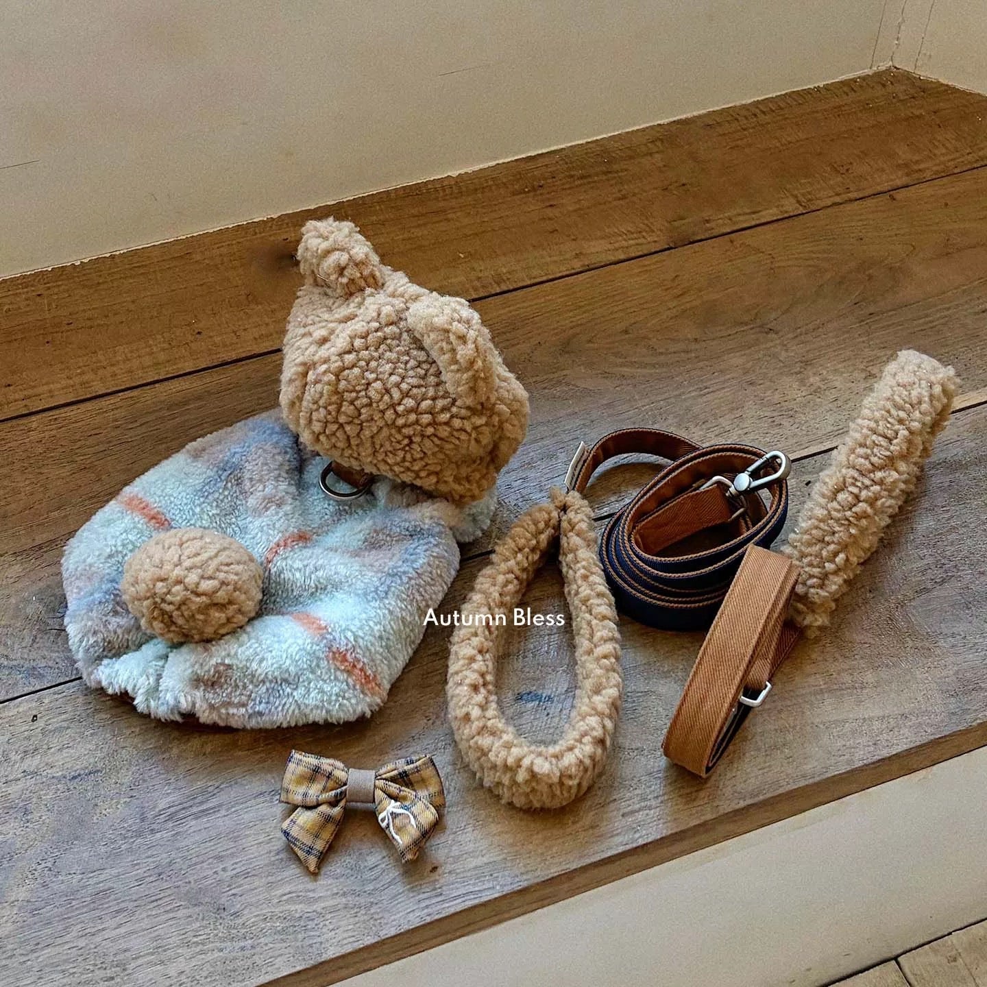 ベアボア フーディーコート｜Autumn Bless 小型犬アウター – Petto Vogue