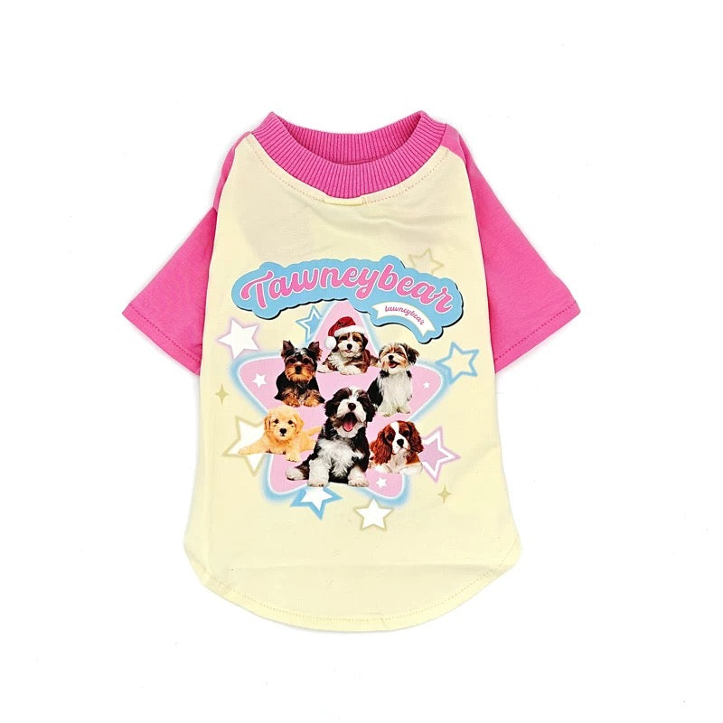 Tawneybear Star Crew Graphic T-Shirt for Dogs