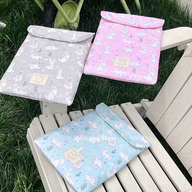Autumn Bless ひんやりうさぎ柄ペットアイスパッド|ペット用冷却バニーアイスパッド