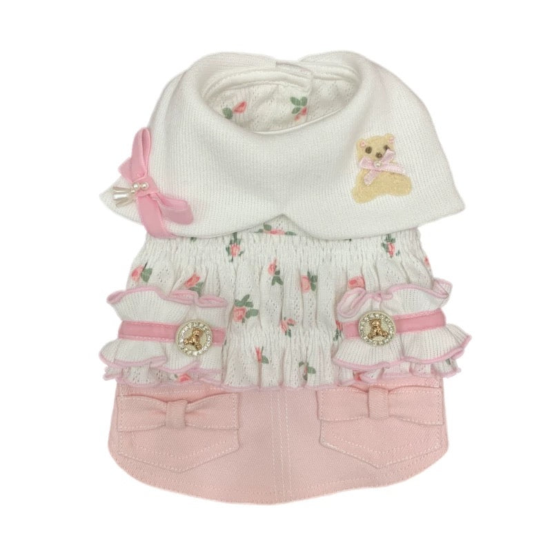 Elsamilu Twinkle Bear Dress – Pink