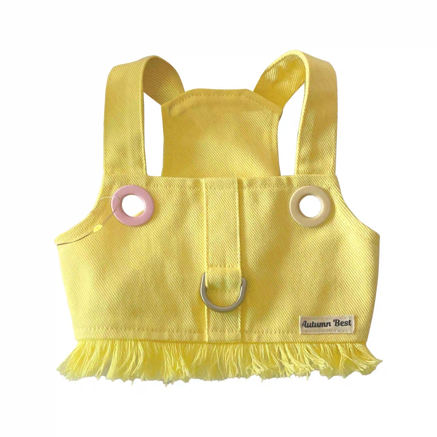 Autumn Bless キャンディカラーデニムベストハーネス | Candy Color Denim Harness Vest