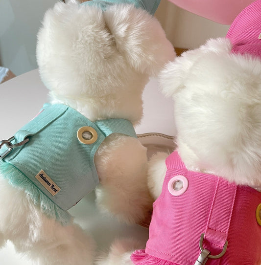 Autumn Bless キャンディカラーデニムベストハーネス | Candy Color Denim Harness Vest