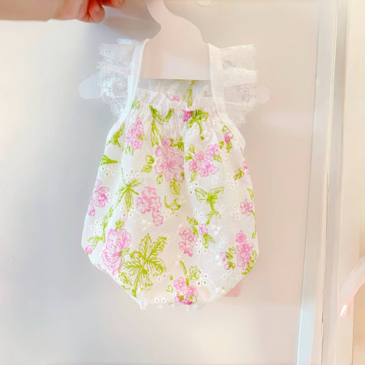 Dolly Garden Lace Blossom Ruffle Dress