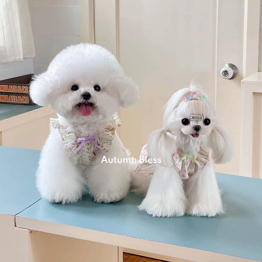 Autumn Bless【数量限定】カントリーフローラルコットンワンピース | Vintage Garden Floral Cotton Dress