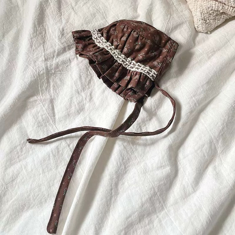 Autumn Bless フローラルキルティングコットンドレス