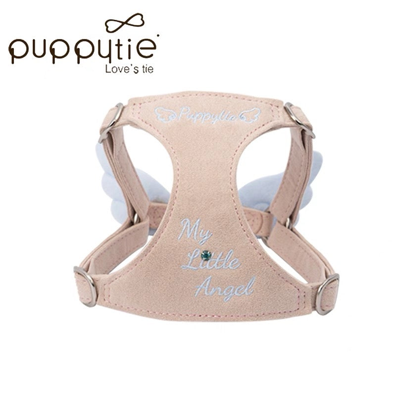 Puppytie ペット用 小型犬・猫用 天使の翼 可愛い ペット用リード&ハーネス| Cute Angel Wing DOG & CAT HARNESS and Leash for Small Pets