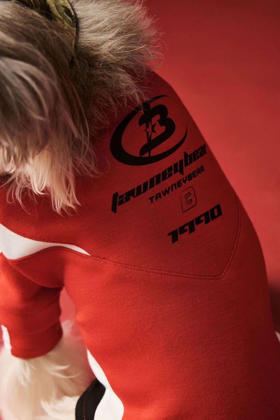 Lightning Stitch Patchwork Hoodie | Tawney Bear