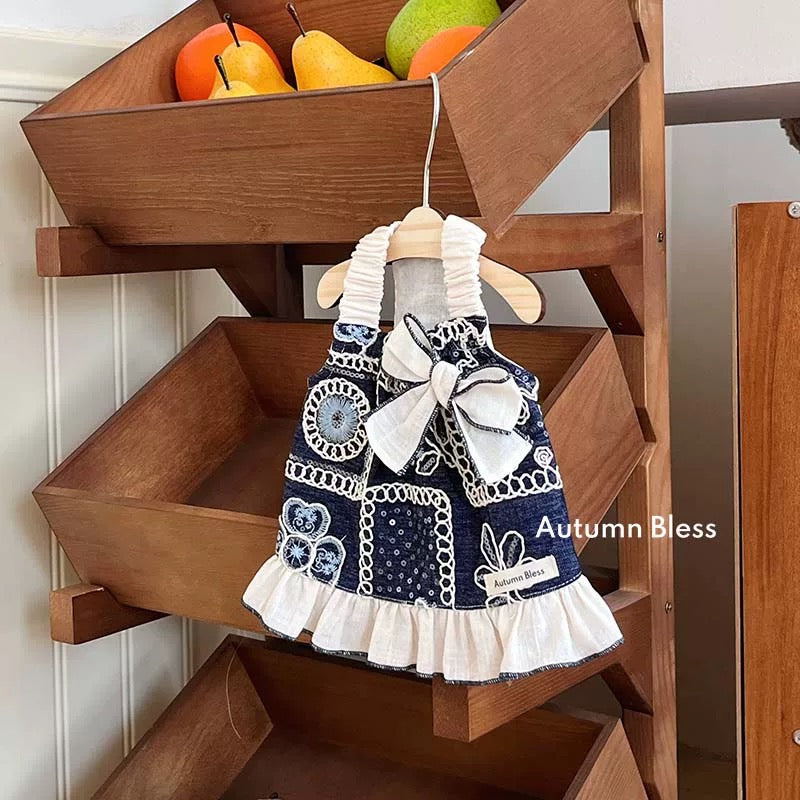 가을 축복 보헤미안 레이스 매력 드레스 | 보헤미안 레이스 매력 드레스