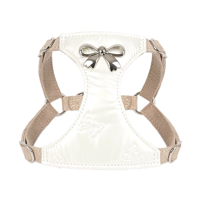 子犬の夏の犬のハーネスとリーシュセット - 屋外安全のための調整可能なペットウォーキングギア