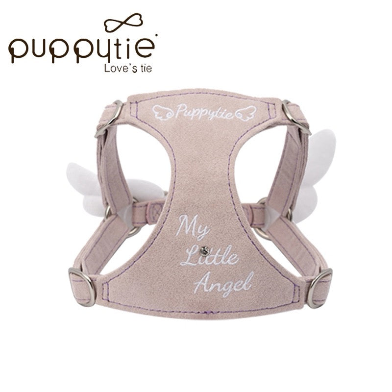 Puppytie ペット用 小型犬・猫用 天使の翼 可愛い ペット用リード&ハーネス| Cute Angel Wing DOG & CAT HARNESS and Leash for Small Pets