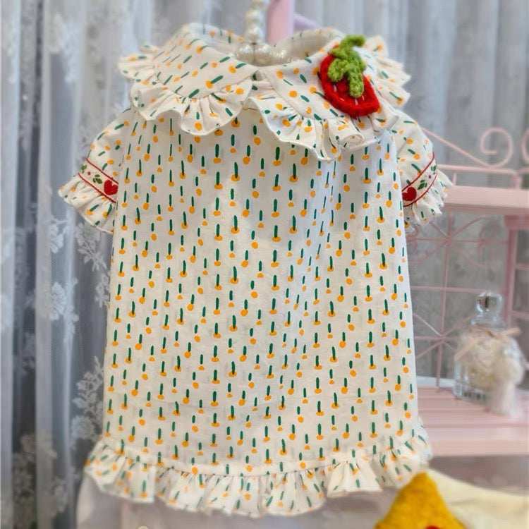 Elsamilu Cozy Chick Vest & Ruffle Shirt Set