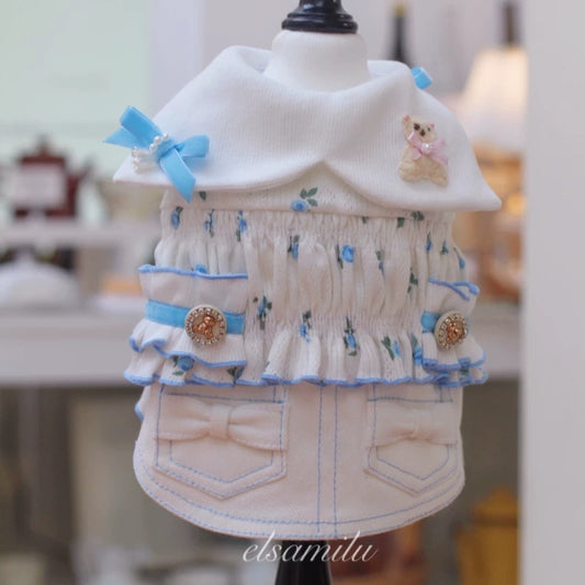 Elsamilu Twinkle Bear Dress – Blue