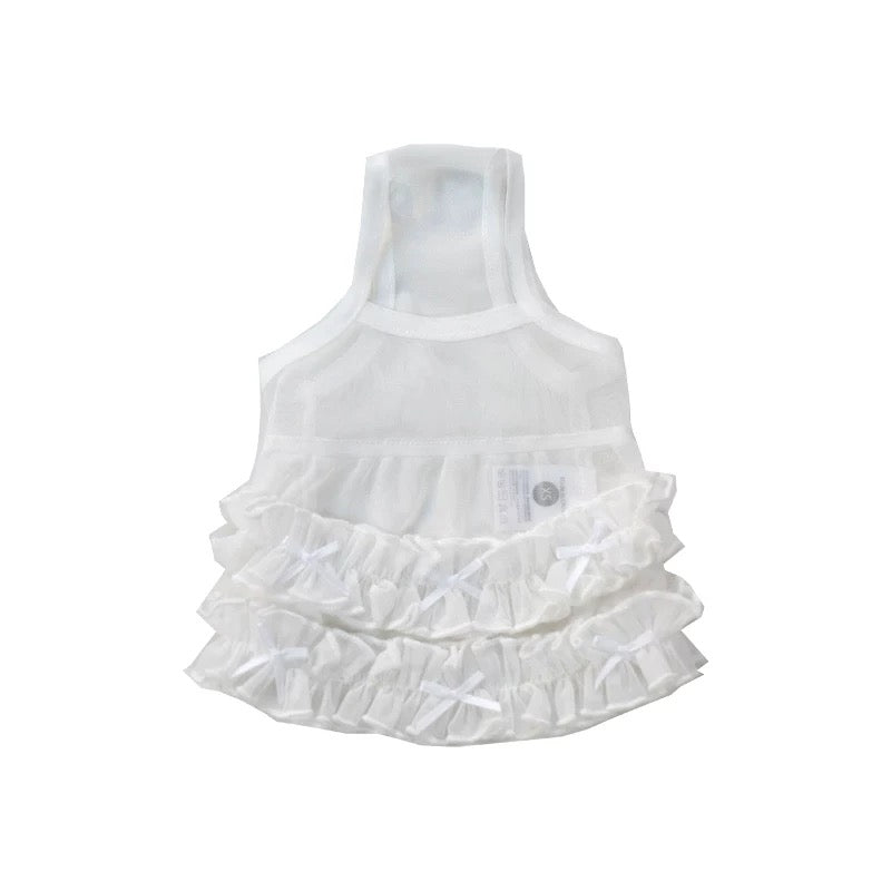 TaniWina Ruffled Lace Overlay Dress