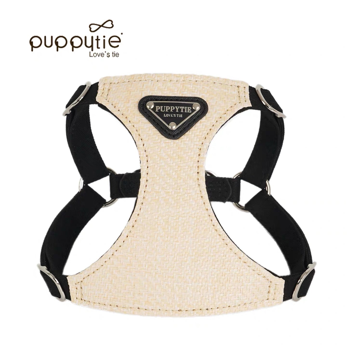 Puppytie 小型犬&猫用編み込みクーリングペットハーネス – 軽量・通気性抜群・安心設計| Woven Cooling Pet Harness for Small Dogs & Cats – Lightweight, Breathable & Secure