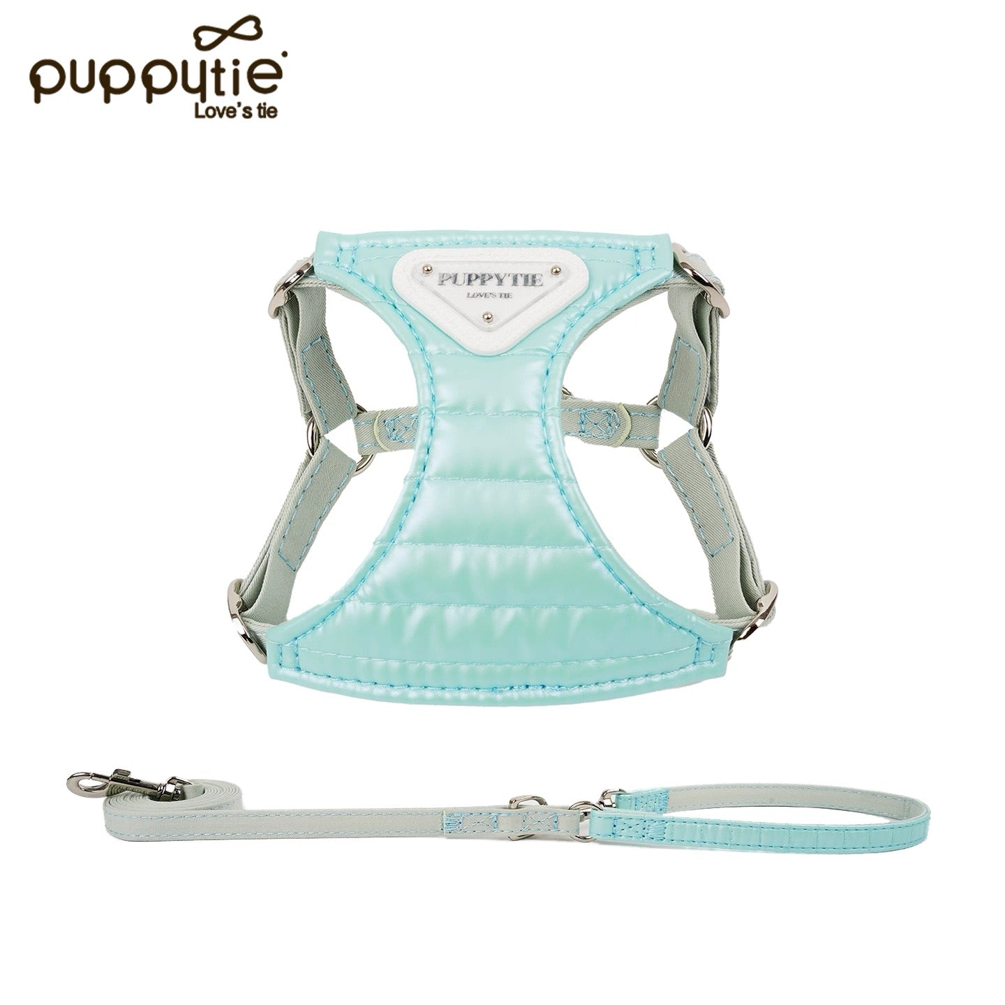 Puppytie Winter Iridescent Cotton-Padded No-Pull Dog Harness