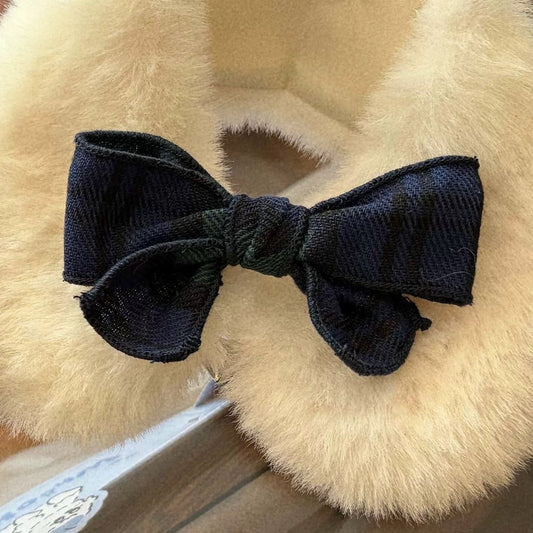 Autumn Bless ふんわりリボンファーケープ(クリップ・ピン対応)