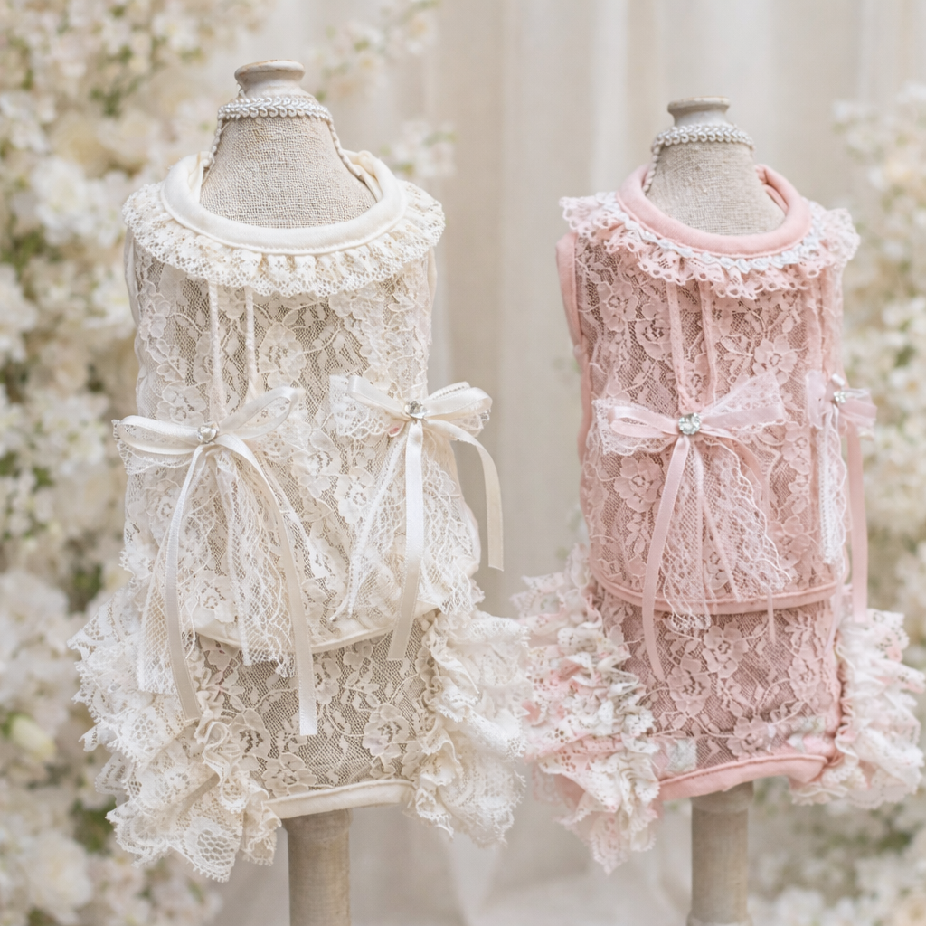 TaniWina Pearl Lace Elegant Romper