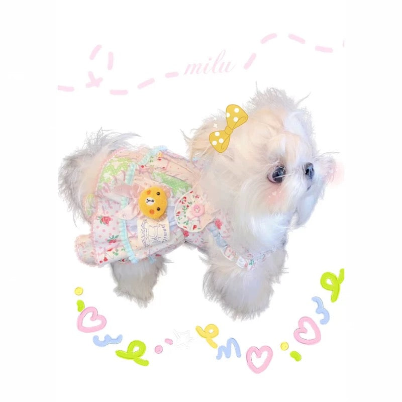 Elsamilu Patchwork Bear Candy Dress