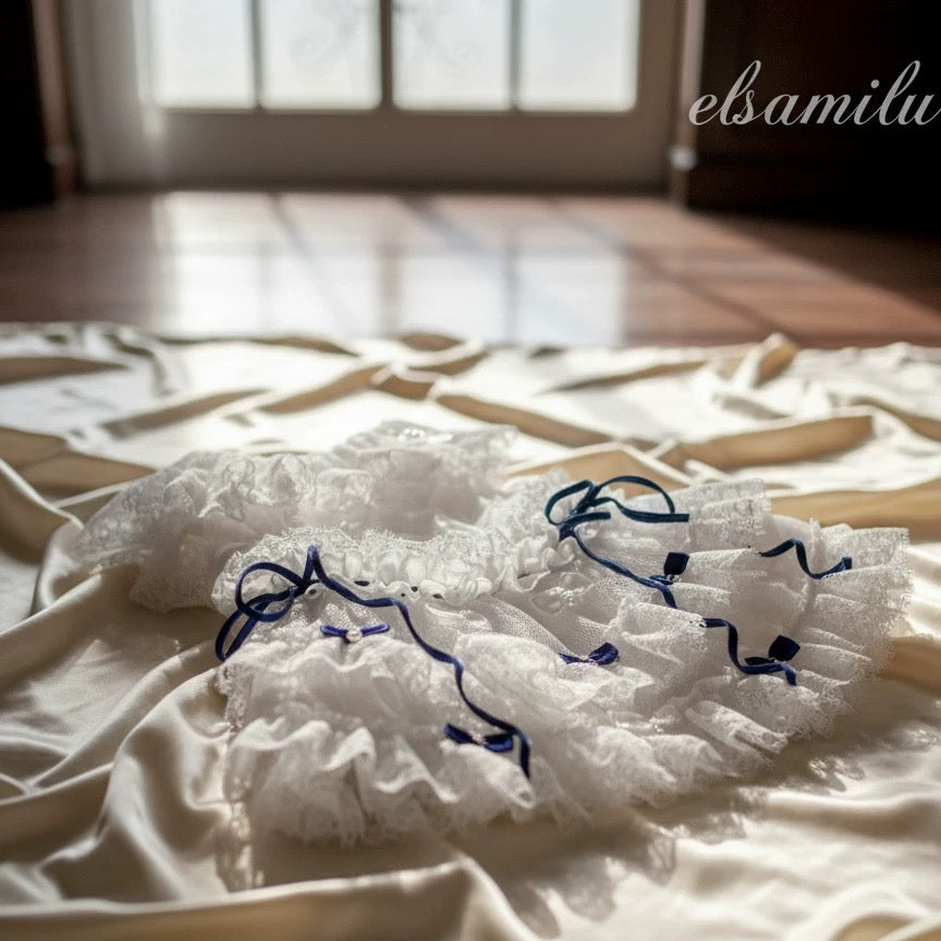 Elsamilu Lace Blossom Ruffle Dress