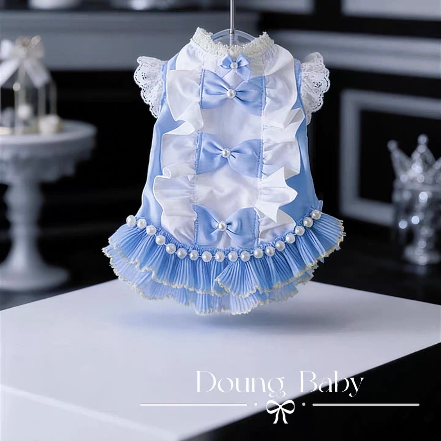 ドゥアンベビー パステルリボン プリンセスドレス