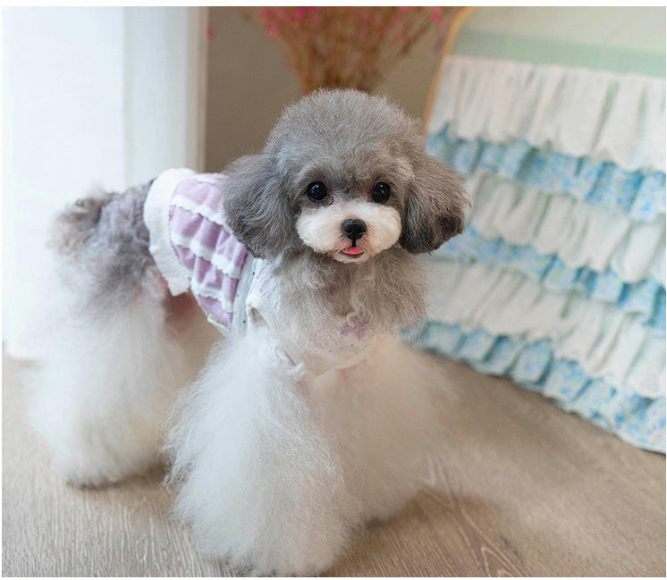 タニウィナファッショナブルな毛皮のフリンジ：小さな犬用のペットフリンジベスト