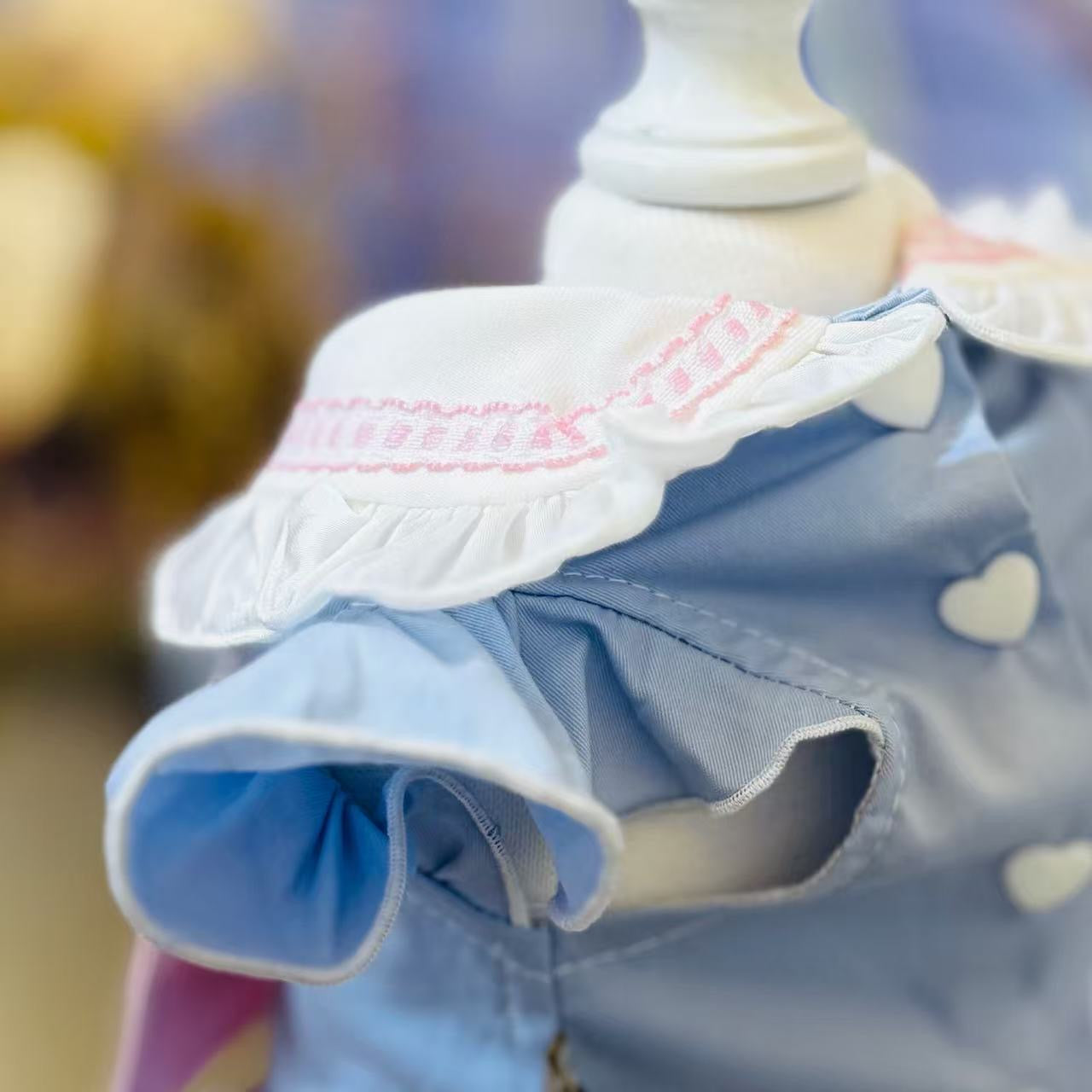 Elsamilu Girly Sailor Ribbon Dress with Plush Bow