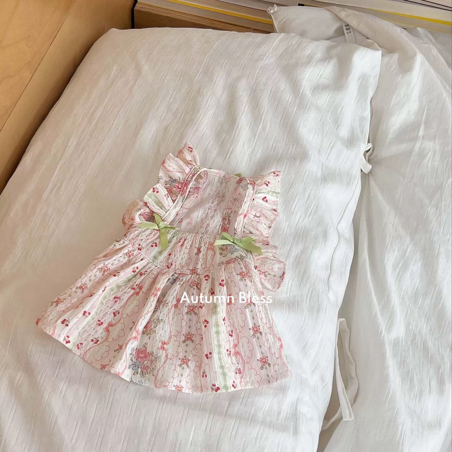 Autumn Bless【数量限定】カントリーフローラルコットンワンピース | Vintage Garden Floral Cotton Dress