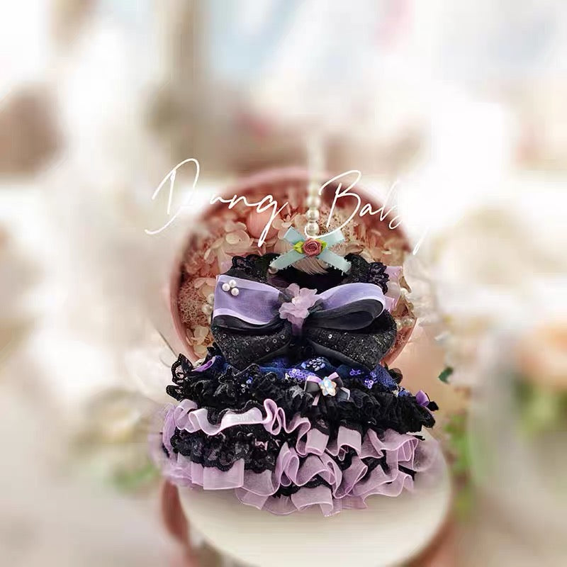 Doung Baby Midnight Halloween Princess Dress