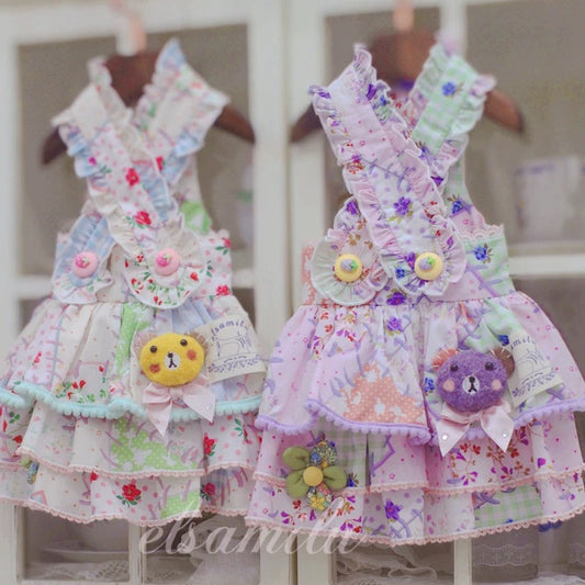 Elsamilu Patchwork Bear Candy Dress