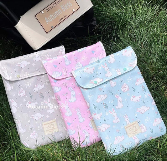 Autumn Bless ひんやりうさぎ柄ペットアイスパッド｜ペット用冷却バニーアイスパッド