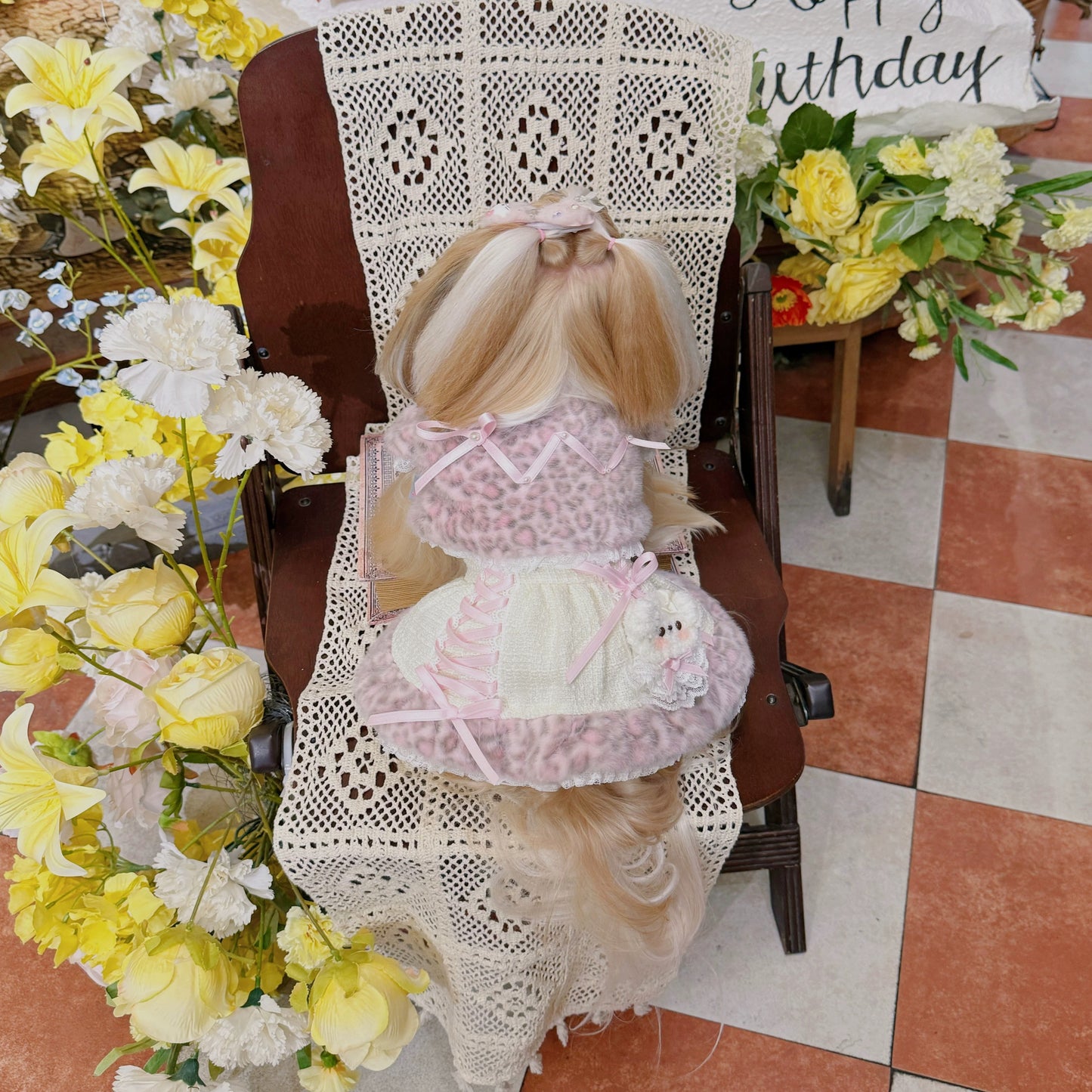 Fancy House  Doll Ribbon Bolero