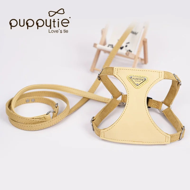 Puppytie No Pull Dog Harness with Multifunction Dog Leash,Soft Adjustable No Choke Escape Proof Pet Harness Vest,Light