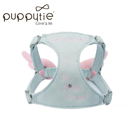 Puppytie ペット用 小型犬・猫用 天使の翼 可愛い ペット用リード＆ハーネス｜ Cute Angel Wing DOG & CAT HARNESS and Leash for Small Pets