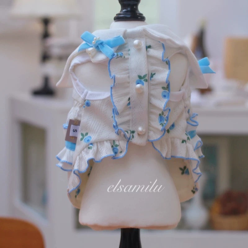 Elsamilu Twinkle Bear Dress – Blue