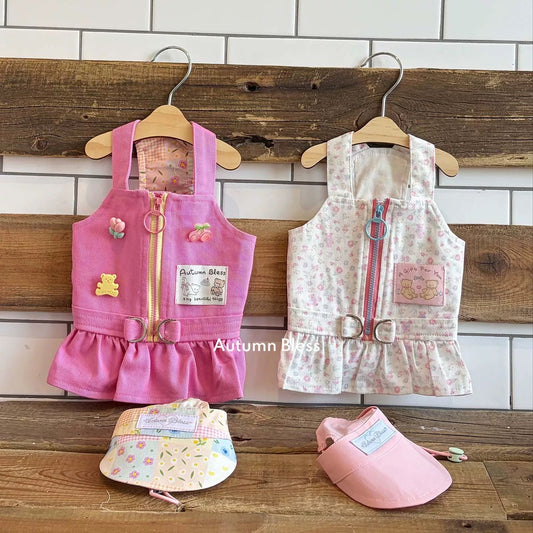 Autumn Bless フロントジップ ハーネスドッキングワンピース