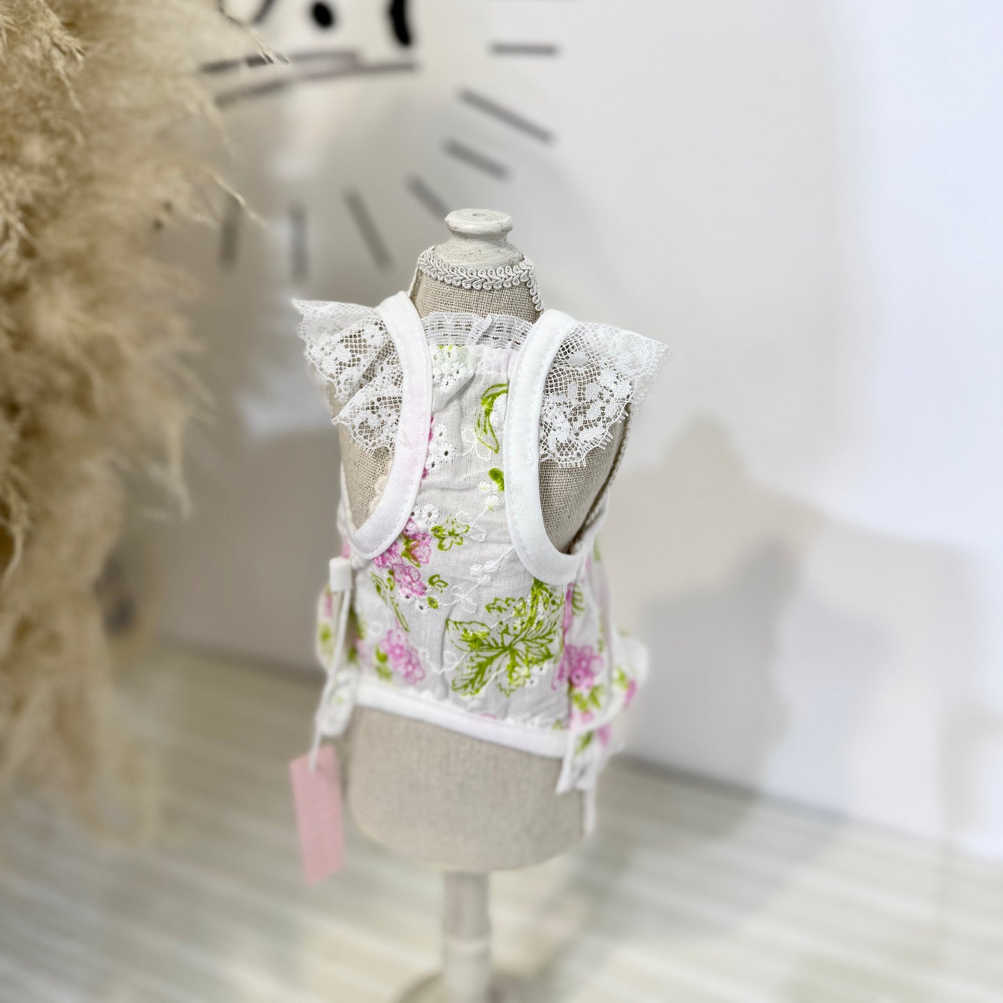 ドリーガーデンレースブロッサムフリルドレス