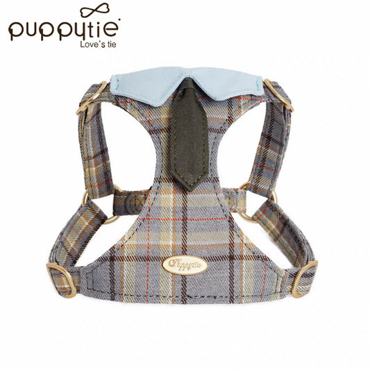 Puppytie Classic Plaid Tie No Pull Dog & Cat Harness