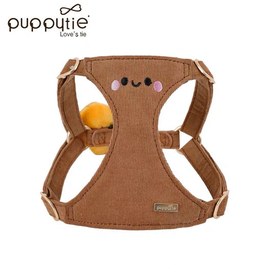 Puppytie Happy Face Cotton Dog Harness – No-Pull Vest