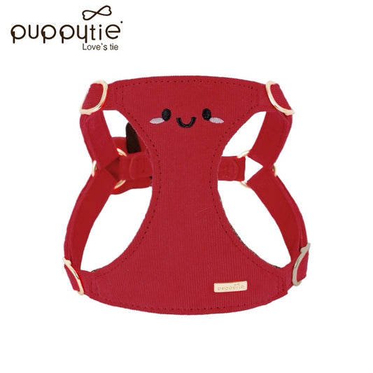 Puppytie Happy Face Cotton Dog Harness – No-Pull Vest
