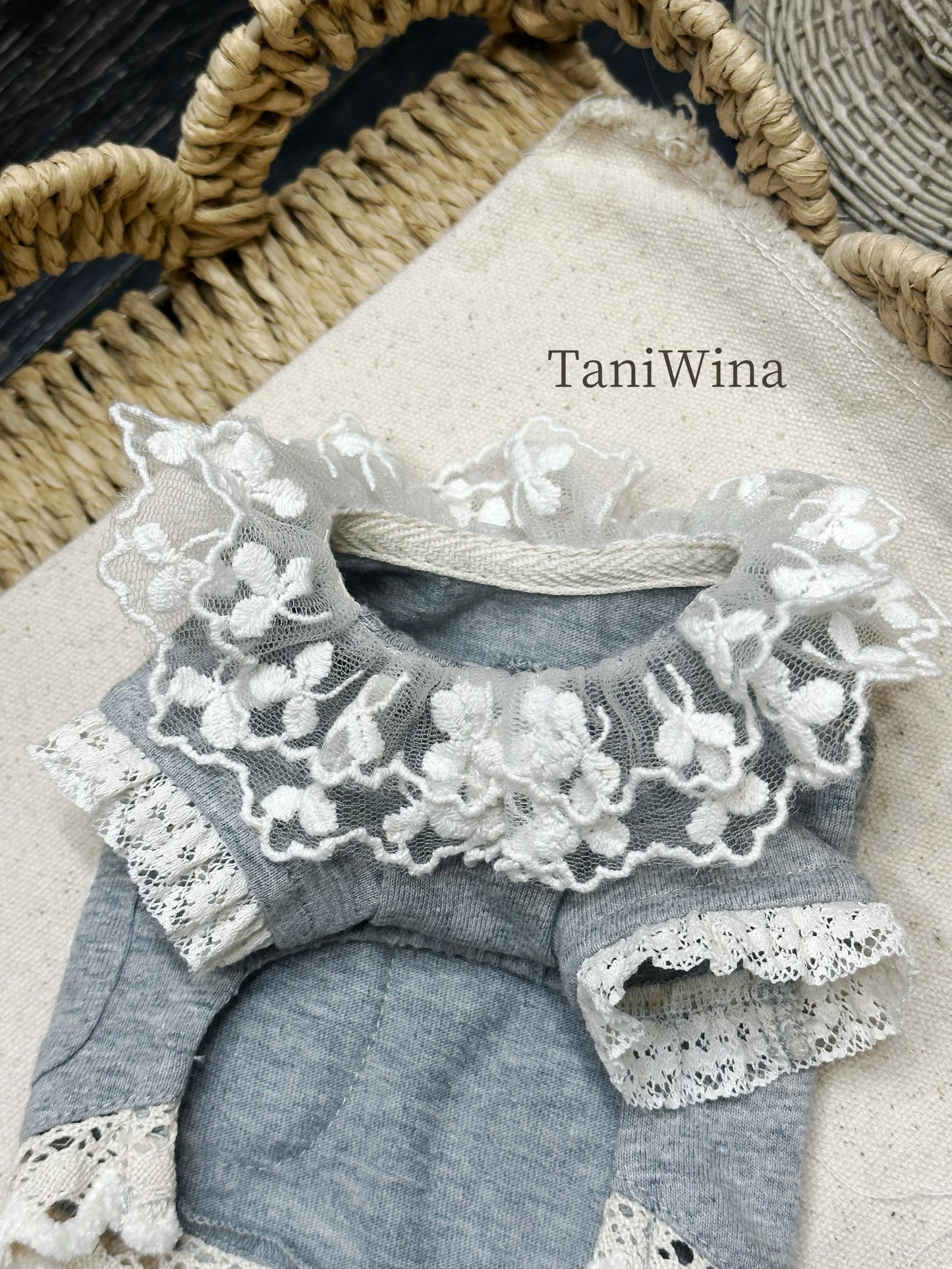 TaniWina Romantic Lace Collar Blouse