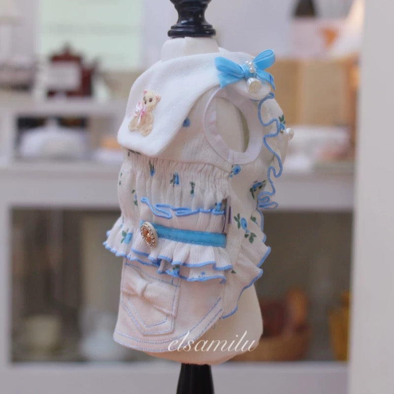 Elsamilu Twinkle Bear Dress – Blue
