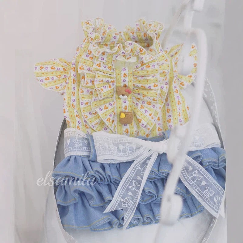 Elsamilu Sunny Garden Floral Docking Dress