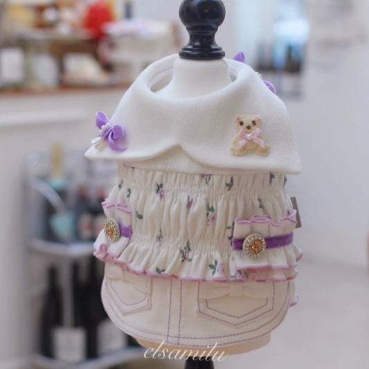 Elsamilu Twinkle Bear Dress – Purple