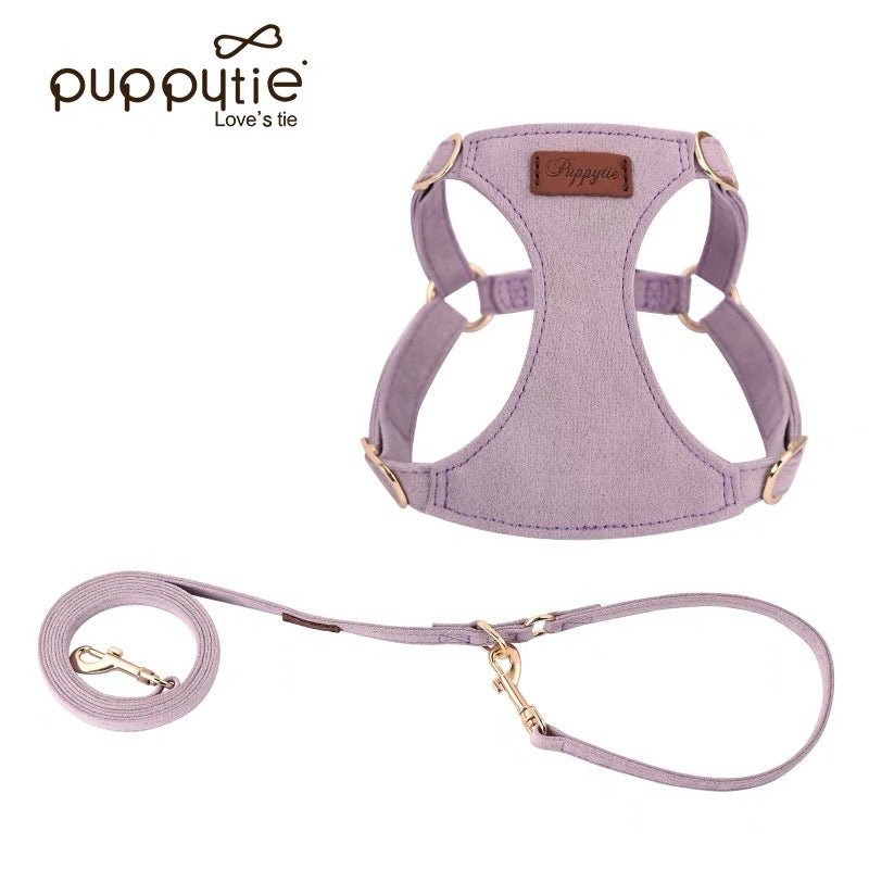 Puppytie Dog Leash and Harness Vest for Small Dogs – Adjustable Chest Strap for Puppies, Teacup Dogs, and Toy Breeds