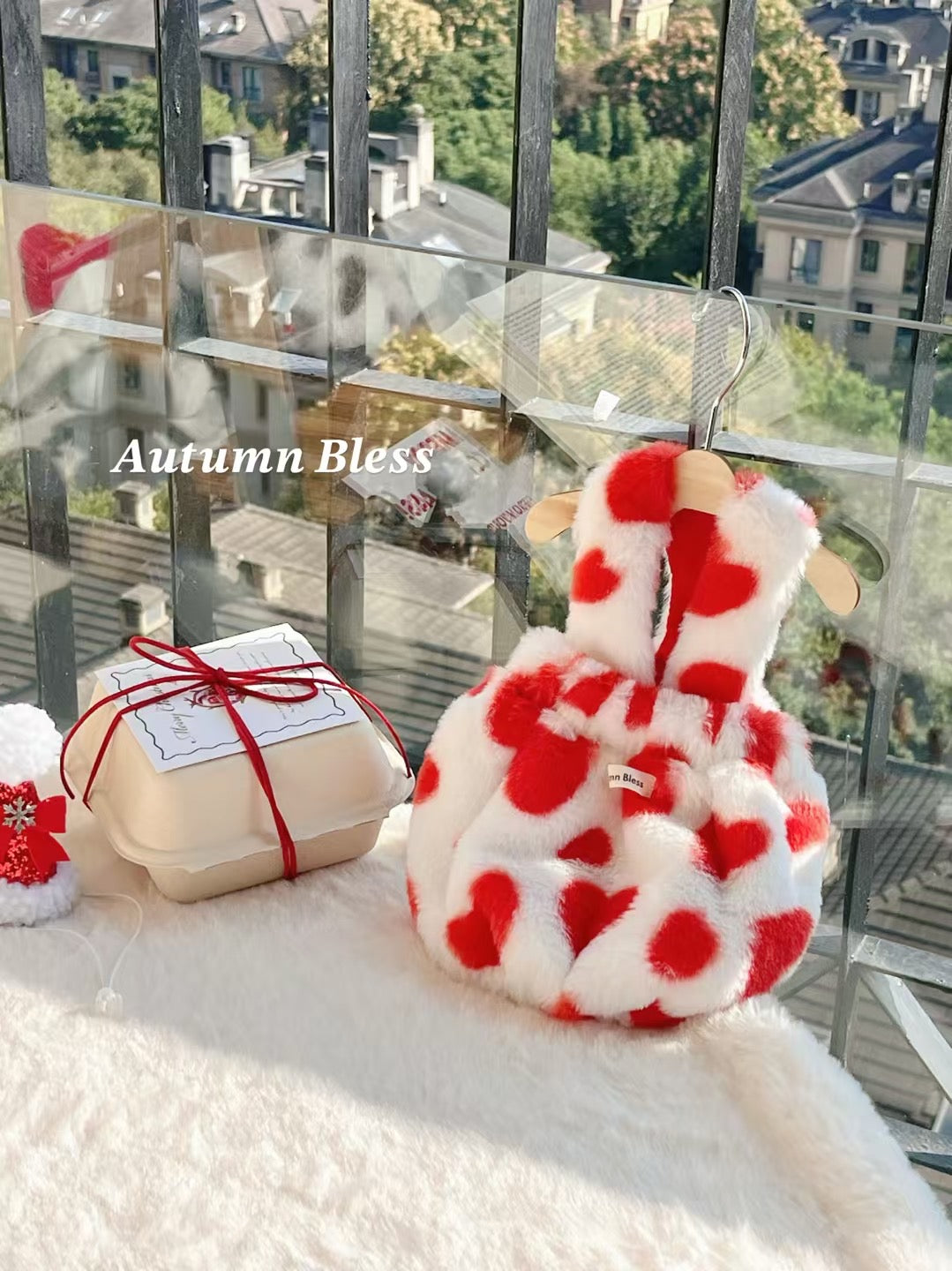 Autumn Bless の良いクリスマスファーリープリントドレスコレクション