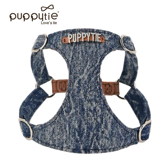 Puppytie Dog Harness Leashセット - テディやコーギー、カスタマイズ可能なペットハーネスなどの小さな犬用のベストスタイルの調整可能なリーシュ