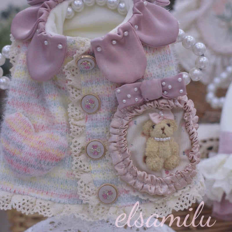 Elsamilu Layered Knit One-piece Set | インナーセットニットワンピース